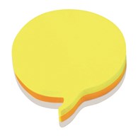 Kostka samoprzylepna POST-IT® (2007SP), 1x225 kart., w kształcie chmurki komiksowej