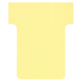 Karteczki T-Card Nobo, rozmiar 1,5, żółte 100 szt./opak.