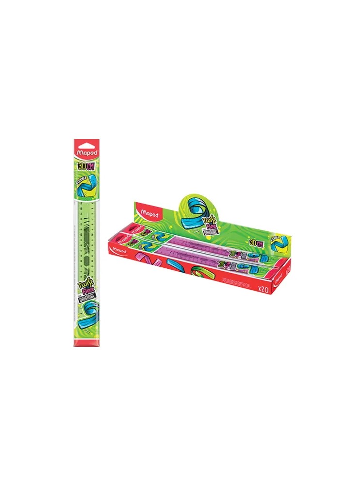 LINIJKA TWIST'N FLEX NIEŁAMLIWA 30 CM TOREBKA