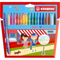 Flamaster STABILO Power etui kartonowe 18 szt.