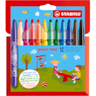 Flamaster STABILO Power Max etui kartonowe 12 szt.