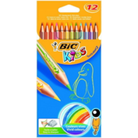 BIC Kids Tropicolors Kredki Ołówkowe Pudełko 12szt