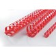 Grzbiety do bindowania plastikowe GBC Combs, A4, 16 mm, czerwone 100 szt./opak.
