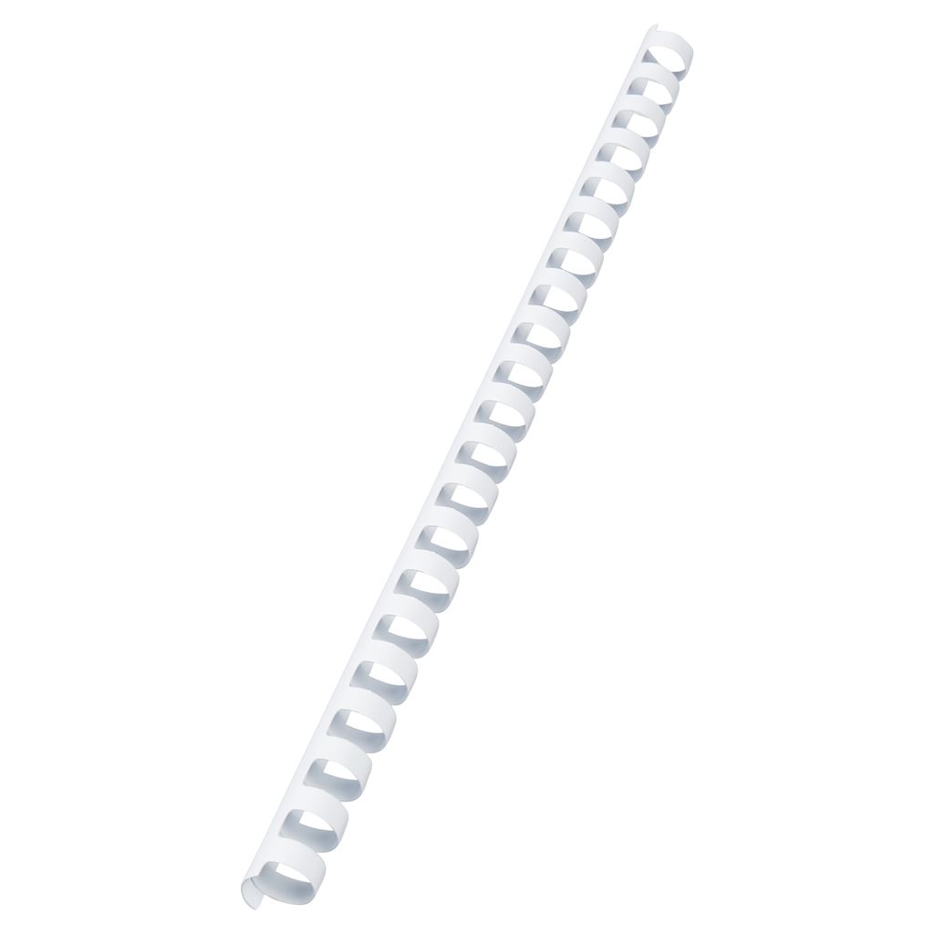 Grzbiety do bindowania plastikowe GBC Combs, A4, 6 mm, białe 100 szt./opak.