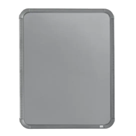 Magnetyczna tabliczka suchościeralna Nobo 280x360mm, srebrna