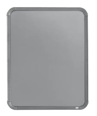 Magnetyczna tabliczka suchościeralna Nobo 280x360mm, srebrna