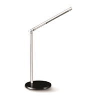 Lampka na biurko CEP CLED-100, 3W, ze ściemniaczem, srebrno-czarna