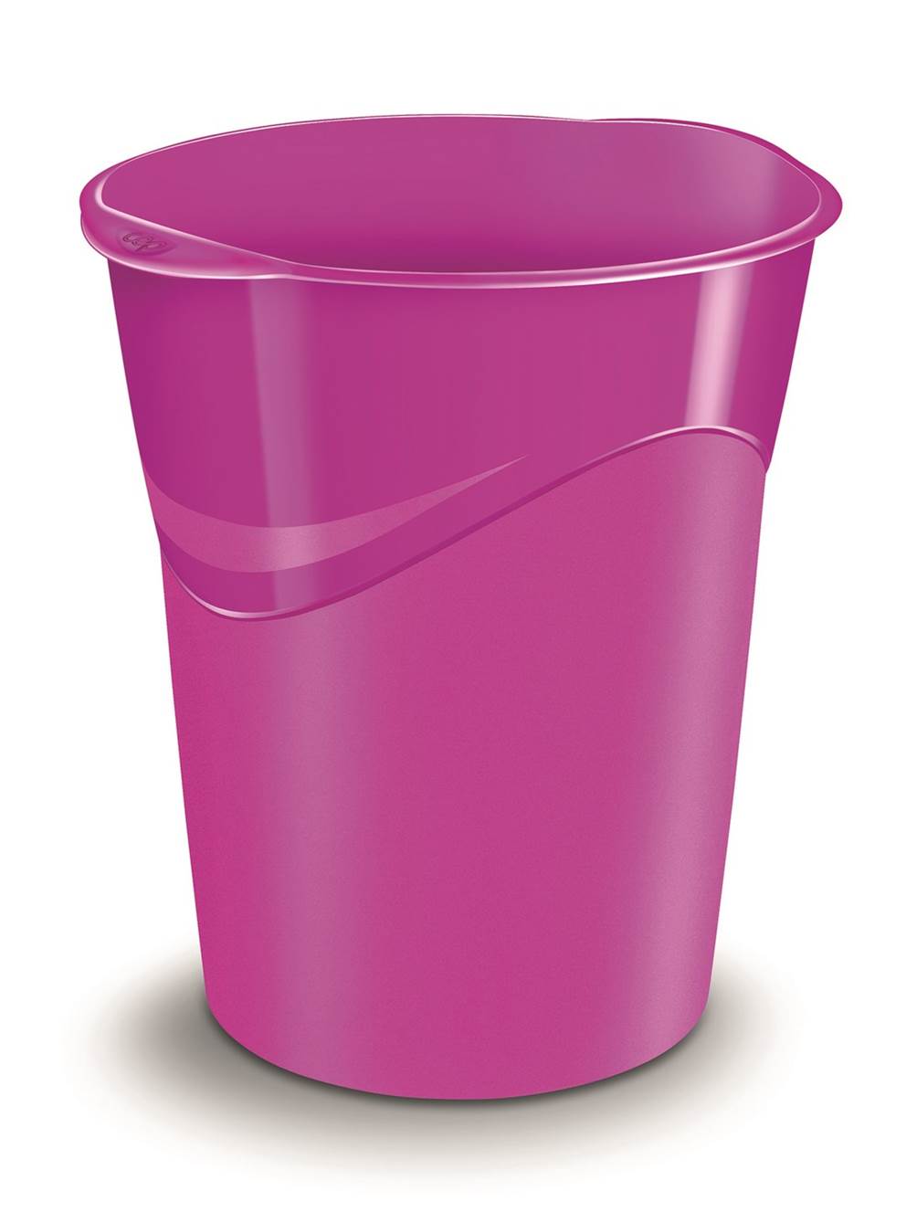 Kosz na śmieci CEPPro Gloss, polistyren, różowy