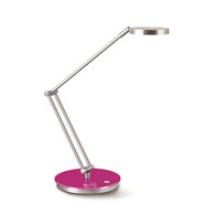 Lampka na biurko CEP CLED-400, 7,5W, ze ściemniaczem, srebrno-różowa