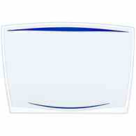 Podkładka na biurko CEP Ice, 65,6x44,8cm, transparentna niebieska