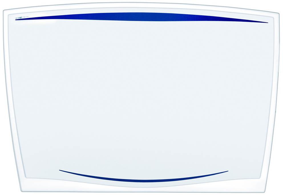 Podkładka na biurko CEP Ice, 65,6x44,8cm, transparentna niebieska