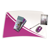Podkładka na biurko CEPPro Gloss, różowa