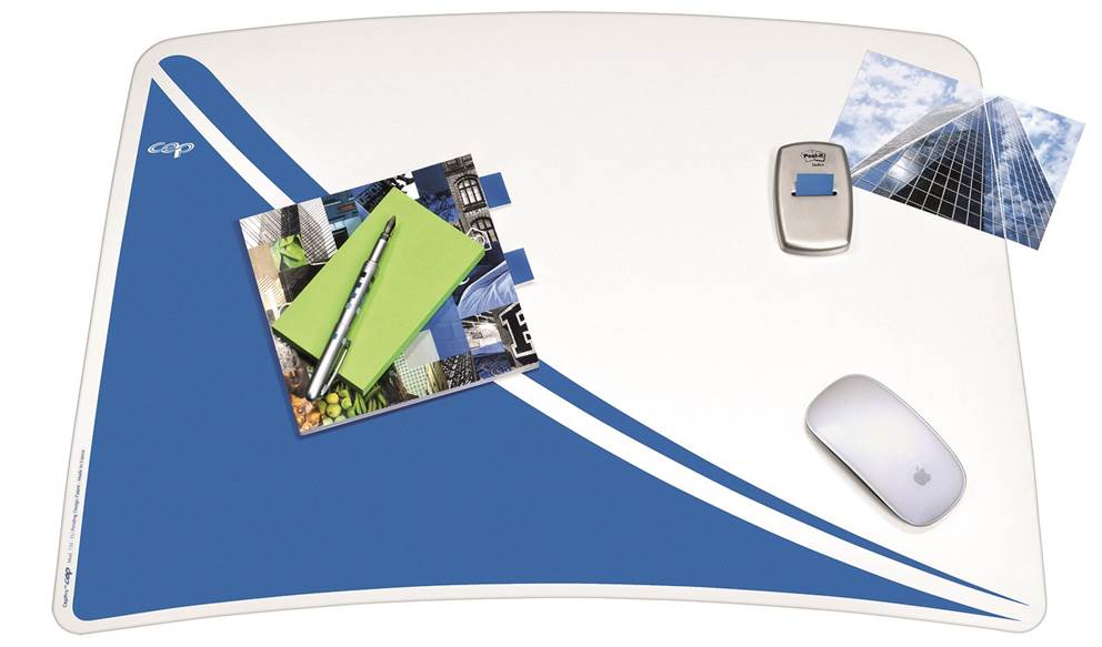 Podkładka na biurko CEPPro Gloss, niebieska