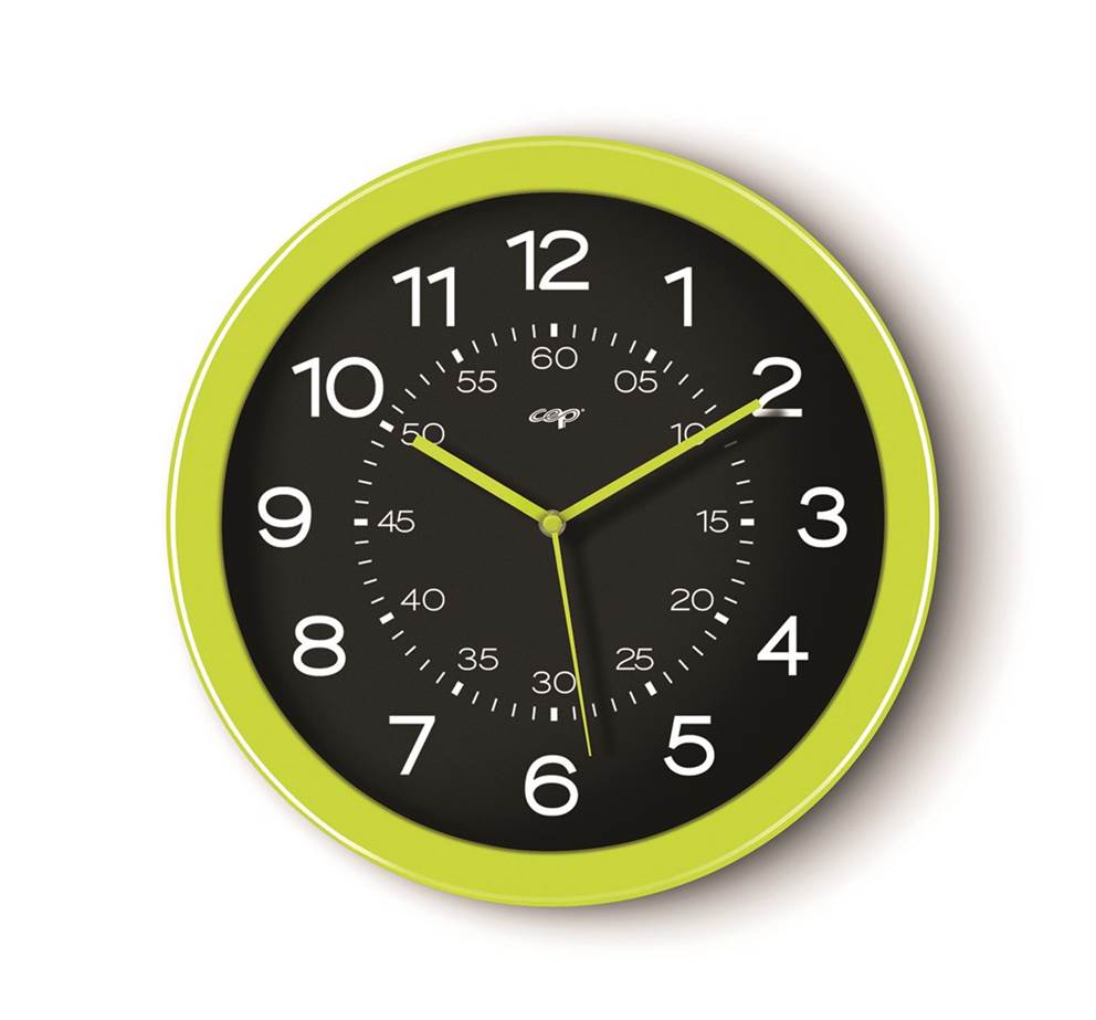 Zegar ścienny CEP Pro Gloss, 30cm, zielony