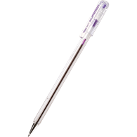 kultowy długopis SuperB BK77, na wkłady wymienne BKL7, nasadka  fioletowy Pentel