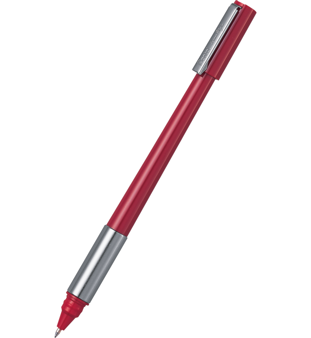 długopis Line Style, 1,0 mm, na wkłady wymienne BKL70, nasadka czerwony Pentel