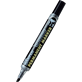 płynny tusz MAXIFLO, marker z tłoczkiem, średnia, ścięta końcówka czarny Pentel