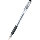 długopis żelowy z gumowym uchwytem Hybrid Gel Grip, na wkłady wymienne KF6, nasadka czarny Pentel