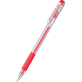 długopis żelowy z gumowym uchwytem Hybrid Gel Grip, na wkłady wymienne KF6, nasadka czerwony Pentel
