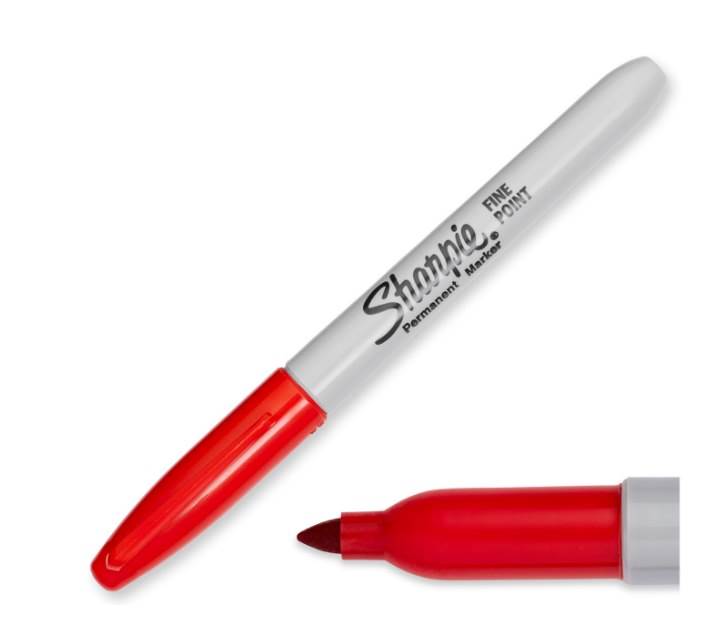 Sharpie Fine czerwony