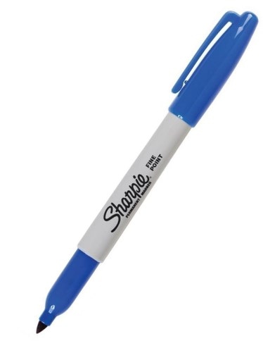 Marker  SHARPIE FINE niebieski