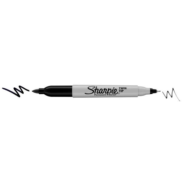 Sharpie Twin Tip czarny