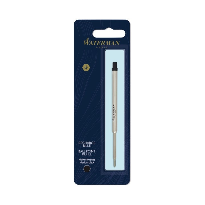 WATERMAN WKŁADY DO DŁUGOPISÓW STANDARD CZARNE (M) BL