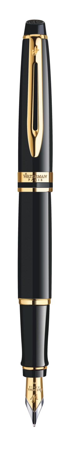 WATERMAN EXPERT  CZARNY GT WIECZNE PIÓRO (F) GB