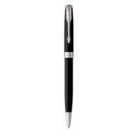 PARKER Sonnet długopis Matte Black CT, matowo czarny wykończeniami pokrytymi palladem, końcówka medium, czarny atrament, opakowanie prezentowe