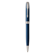 PARKER Sonnet długopis Subtel Blue CT, subtelny niebieski werniks z wykończeniami z palladu, końcówka medium, czarny atrament, opakowanie prezentowe