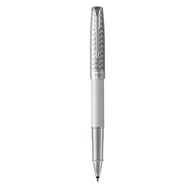 PARKER Sonnet pióro kulkowe Premium Metal & Pearl CT, perłowo biały werniks, końcówka fine, opakowanie prezentowe