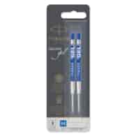 PARKER QUINK wkłady żelowe, końcówka medium (0,7 mm), niebieskie, 2 szt.
