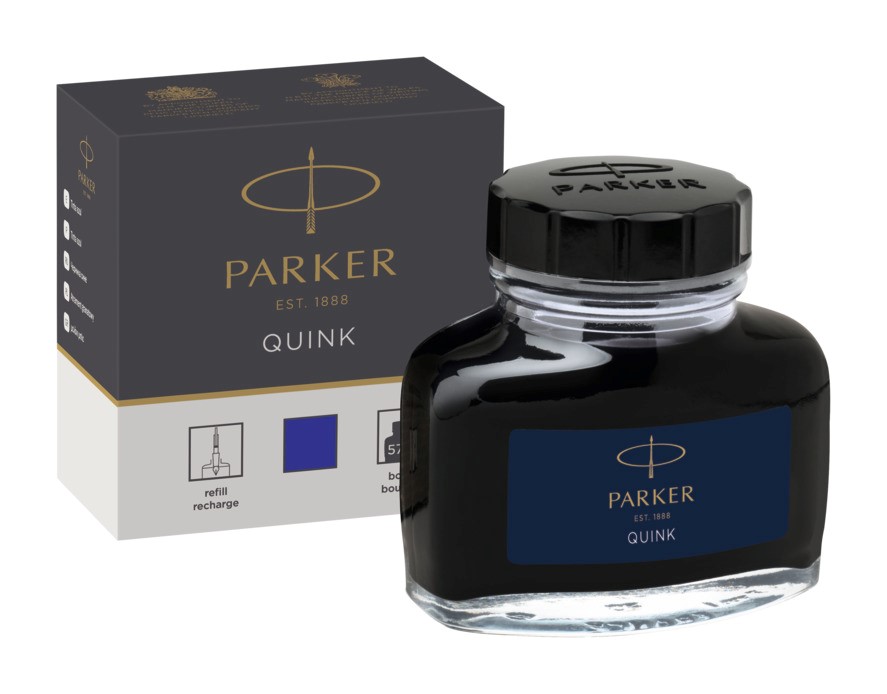 PARKER QUINK atrament butelkowy, niebieski, 57 ml