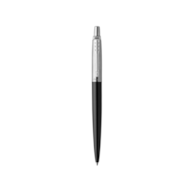 Parker Jotter długopis Bond Street Black CT, czarny z chromowanymi wykończeniami, końcówka medium, niebieski tusz, opakowanie prezentowe