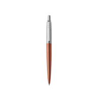 Parker Jotter długopis Chelsea Orange, pomarańczowy, końcówka medium, niebieski tusz, opakowanie prezentowe