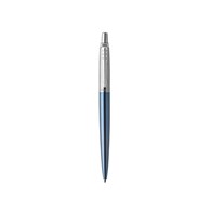 Parker Jotter długopis Waterloo Blue, niebieski, końcówka medium, niebieski tusz, opakowanie prezentowe