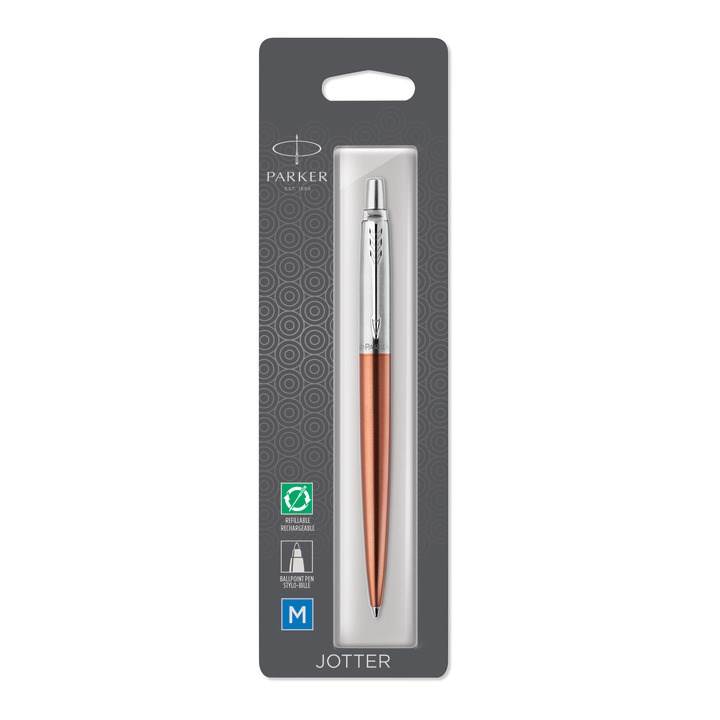 Parker Jotter długopis Chelsea Orange, pomarańczowy, końcówka medium, niebieski tusz, opakowanie typu blister