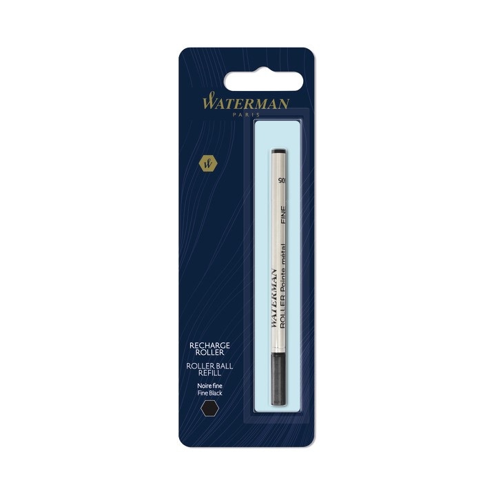 WATERMAN WKŁADY DO PIÓR KULKOWYCH CZARNE (F) BL