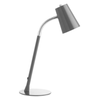 LAMPA BIURKOWA UNILUX FLEXIO 2.0 LED, METALICZNY SZARY