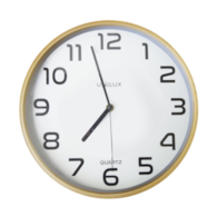 ZEGAR UNILUX BALTIC BIAŁY/DREWNO