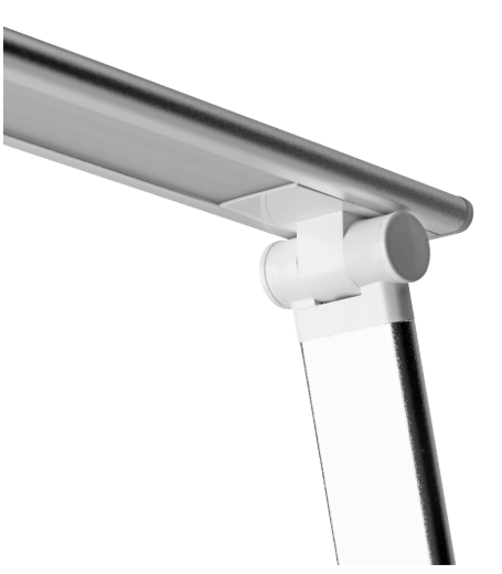 LAMPKA BIURKOWA UNILUX POPY LED BIAŁY + PODSTAWA SZKŁO MS