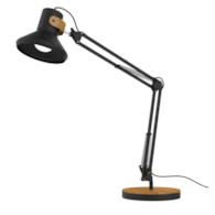 LAMPKA BIURKOWA UNILUX BAYA BAMBOO CZARNY