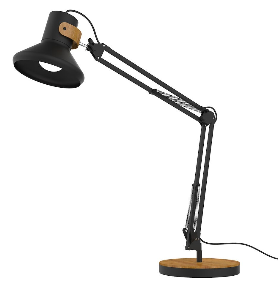 LAMPKA BIURKOWA UNILUX BAYA BAMBOO CZARNY