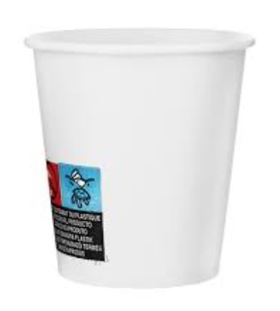 Kubki jednorazowe papierowe białe 300 ml 50 sztuk