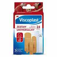Zestaw plastrów VISCOPLAST, 24szt., mix kolorów
