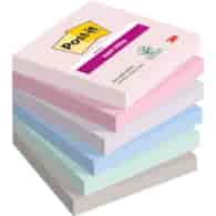 KARTECZKI SAMOPRZYLEPNE POST-IT® SUPER STICKY, SOULFUL, 76X76MM, 6X90 KART.