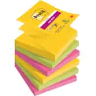 Karteczki samoprzylepne Post-it® Super Sticky Z-Notes, CARNIVAL, 76x76mm, 6x90 kar