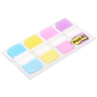 Zakładki indeksujące POST-IT® do archiwizacji (676-AYPV), PP, silne, 15,8x38,1mm, 4x10 szt., mix kolorów