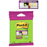 Bloczek samoprzylepny POST-IT®, (XL-LL), 101x101mm, 70 kart., zawieszka, neon, zielony