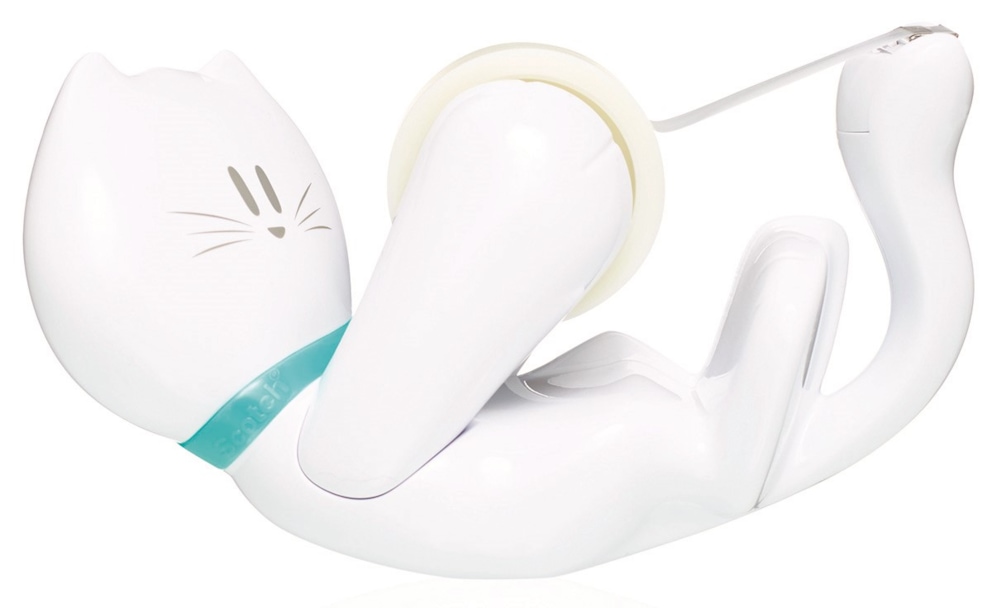 Dyspenser do taśm Scotch® w ksztalcie kotka (C39 KITTY), taśma GRATIS